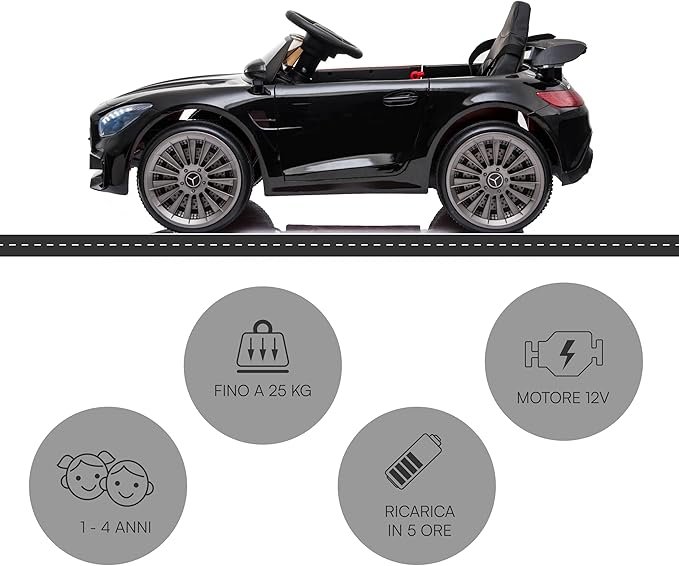 Makinë elektrike Mercedes AMG Sport për fëmijë, - Image 4