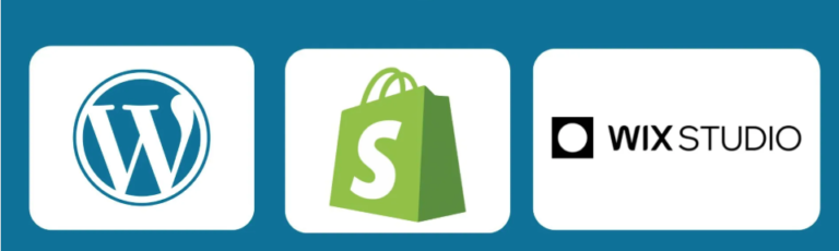 Shopify, WordPress dhe Wix,